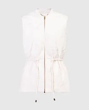 Agnona Gilet trapuntato beige TV0701YU6011