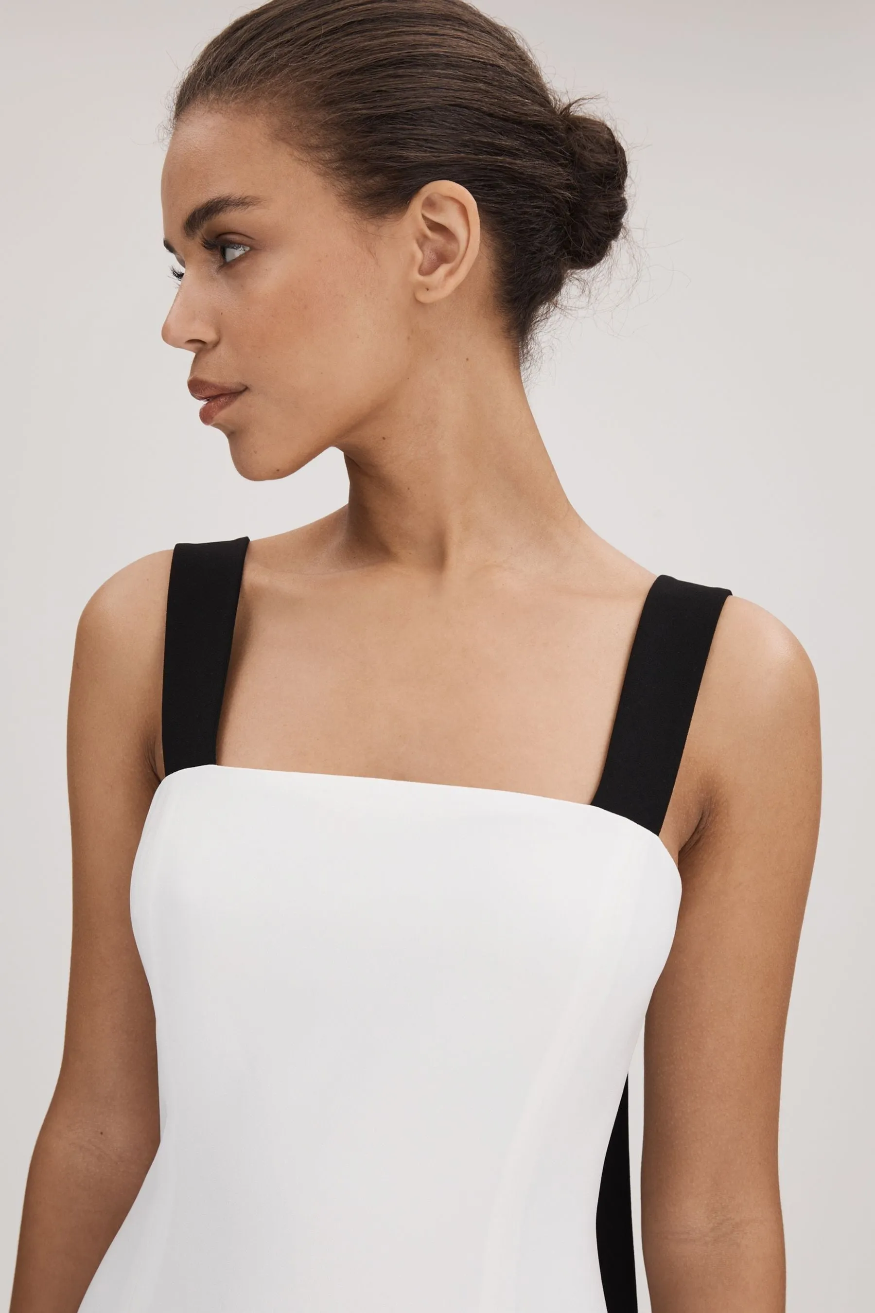 Florere A pieghe - Abito midi con spalline